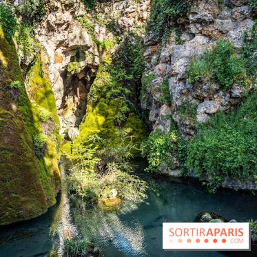 Parc du Dr Fauvel à Villennes sur Seine, grotte et cascades