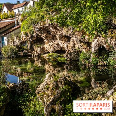 Parc du Dr Fauvel à Villennes sur Seine, grotte et cascades