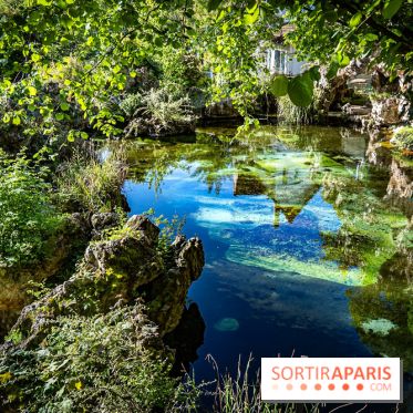 Parc du Dr Fauvel à Villennes sur Seine, grotte et cascades