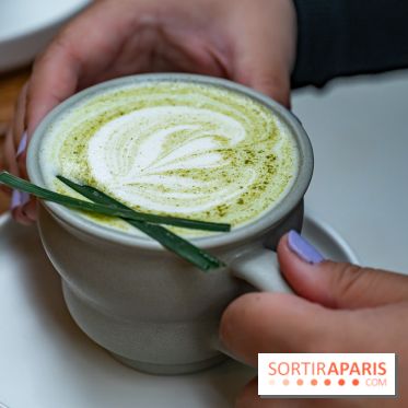 Fu Patisserie et coffee shop Paris 13e -  latte panda ou matcha