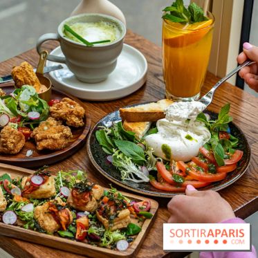 Fu Patisserie et coffee shop Paris 13e -  burrata au basilic thaï