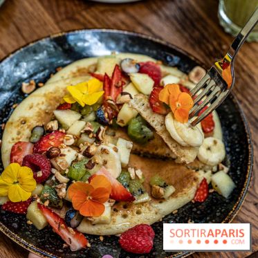 Fu Patisserie et coffee shop Paris 13e -  pancake aux fruits