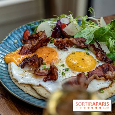 Fu Patisserie et coffee shop Paris 13e -  pancake salé bacon