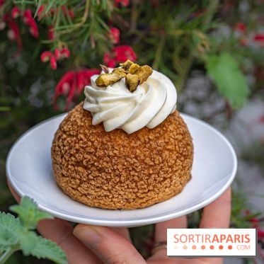 Pâtisserie Mélilot Paris 20e arrondissement -  chou pistache