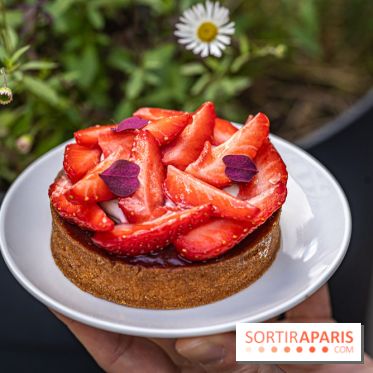 Pâtisserie Mélilot Paris 20e arrondissement -  tarte aux fraises
