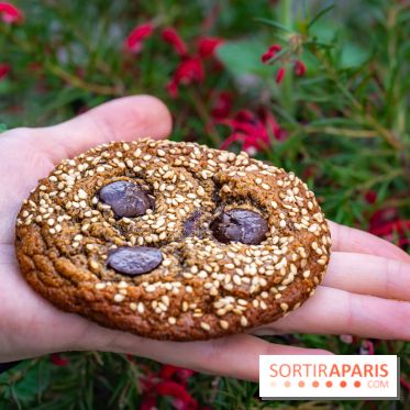 Pâtisserie Mélilot Paris 20e arrondissement -  cookie tahini sésame et chocolat