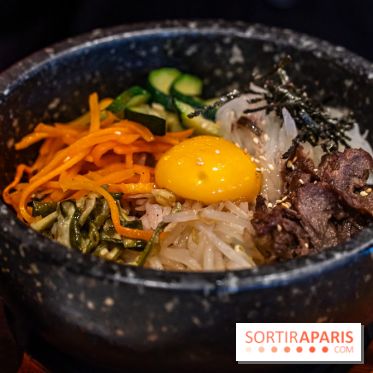 Hwaro Grill, le barbecue Coréen Paris 15e -  bibimbap bœuf