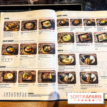 Hwaro Grill, le barbecue Coréen Paris 15e - carte - menu