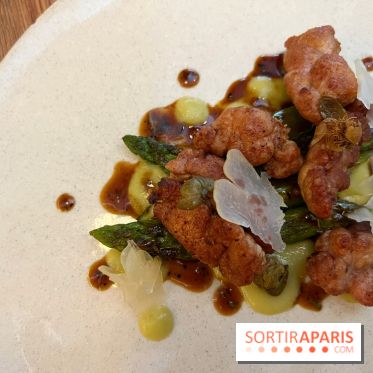 ChoCho - Ris d'agneau, asperge au barbecue