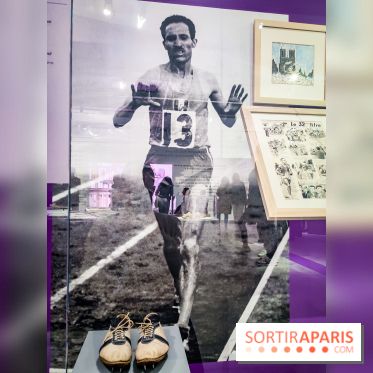 Marathon, la course du messager : l'exposition olympique du Musée de la Poste - nos photos - IMG20240514192959