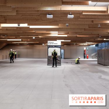 Prolongement de la ligne 14 : nos photos de la gare Saint-Denis-Pleyel