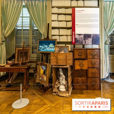 Exposition Monuments Men au Château de la Roche-Guyon - les photos
