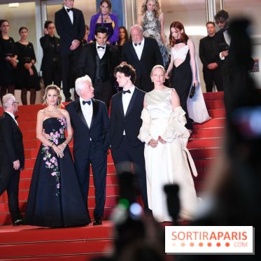 ©Rachid Bellak - Cannes 2024 : Tapis Rouge - Oh, Canada - Alejandra Silva, Richard Gere, Homer James Jigme Gere et Uma Thurman