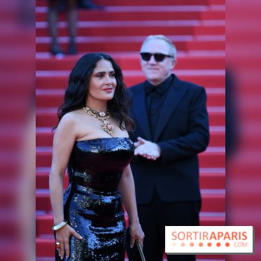 ©Rachid Bellak - Cannes 2024 : Tapis Rouge - Emilia Pérez - François-Henri Pinault et Salma Hayek