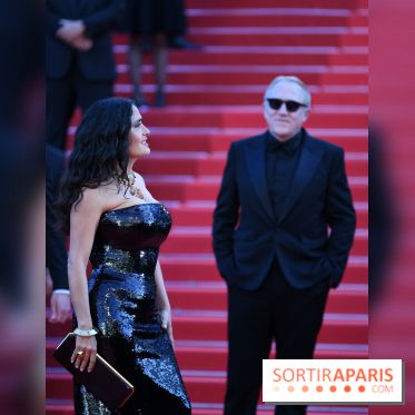 ©Rachid Bellak - Cannes 2024 : Tapis Rouge - Emilia Pérez - François-Henri Pinault et Salma Hayek