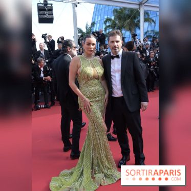 ©Rachid Bellak - Cannes 2024 : Tapis Rouge - Horizon: An American Saga - Richard Orlinski et Nadine Mirada