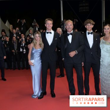 ©Rachid Bellak - Cannes 2024 : Tapis Rouge - Horizon: An American Saga - Hayes Logan Costner, Grace Avery Costner, Kevin Costner, Cayden Wyatt Costner et Annie Costner 