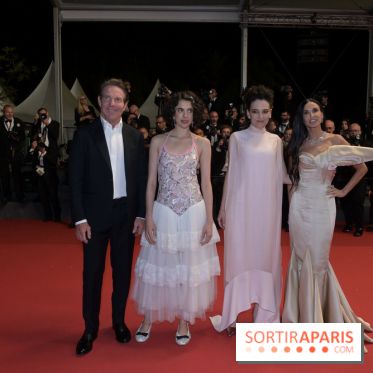 ©Rachid Bellak - Cannes 2024 : Tapis Rouge - The Substance - Dennis Quaid, Coralie Fargeat, Margaret Qualley et Demi Moore