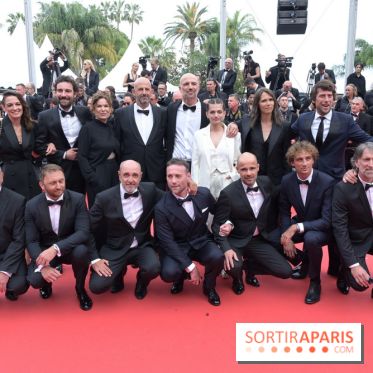 ©Rachid Bellak - Cannes 2024 : Tapis Rouge - The Apprentice - Julien Colonna, Jeanne Herry, Antoine Lafon, Ghjuvanna Benedetti, Anthony Morganti, Thomas Bronzini de Caraffa et Hugo Selignac