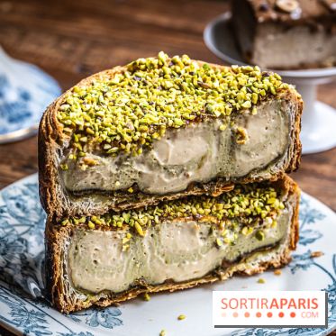 Nèulo Pâtisserie,le Paradis du flan par Pierre Jean Quinonero -  flan pistache