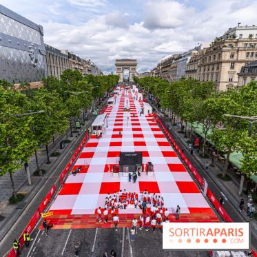 Grand pique nique des Champs-Élysées - photos
