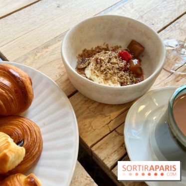 Brunch La Datcha - Muesli rhubarbe