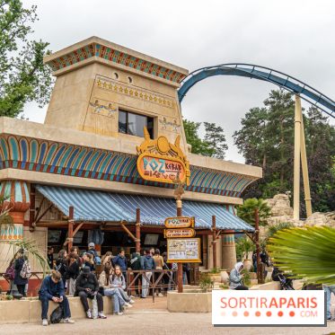 Parc Astérix : inauguration de la Tour Numérobis avec Jamel Debbouze  -  Poz kebab