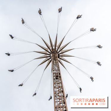 Parc Astérix : inauguration de la Tour Numérobis avec Jamel Debbouze