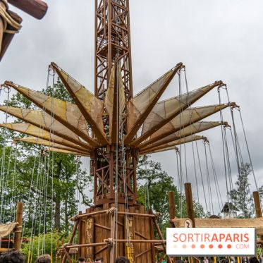 Parc Astérix : inauguration de la Tour Numérobis avec Jamel Debbouze