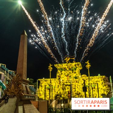 Parc Astérix : inauguration de la Tour Numérobis avec Jamel Debbouze