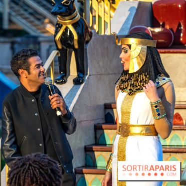 Parc Astérix : inauguration de la Tour Numérobis avec Jamel Debbouze  -  A7C5251