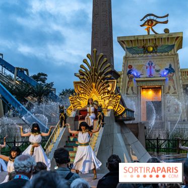 Parc Astérix : inauguration de la Tour Numérobis avec Jamel Debbouze