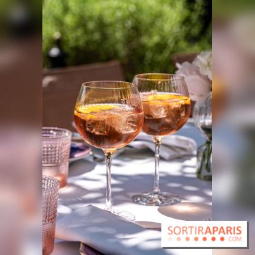La terrasse jardin Summer de la Bauhinia au Shangri-La Paris
