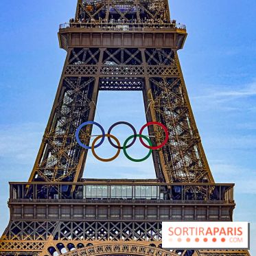 Tour Eiffel anneaux jeux olympiques Paris 2024