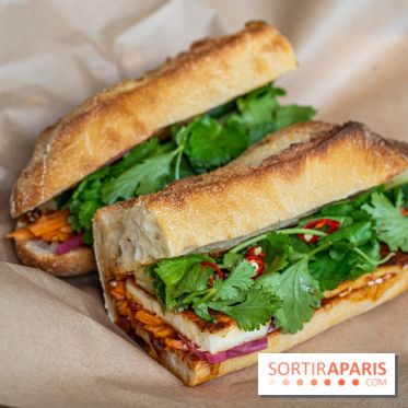 Hoa Cà Phê, le Coffee Shop Vietnamin du 11e à Paris -  banh mi halloumi