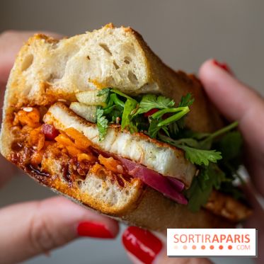 Hoa Cà Phê, le Coffee Shop Vietnamin du 11e à Paris -  banh mi végétarien