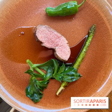 Petit Boutary - Gigot d'agneau, asperge verte, piment