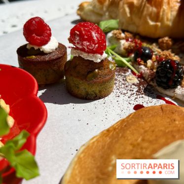 Brunch Ora Farmhouse - Financiers pistache framboise