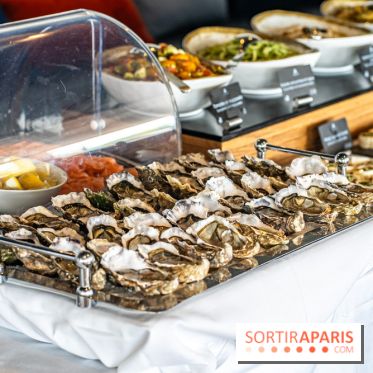 Le Brunch à volonté du belvédère au Domaine de la Corniche dans les Yvelines - photos -  huitres
