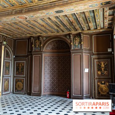Le Château de la Roche Guyon, le château troglodyte dans le Val-d'Oise - 95 -  salle des gardes