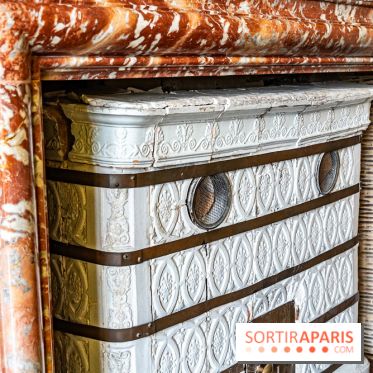 Le Château de la Roche Guyon, le château troglodyte dans le Val-d'Oise - 95 -  cheminée