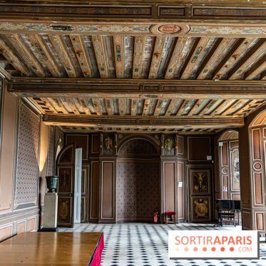 Le Château de la Roche Guyon, le château troglodyte dans le Val-d'Oise - 95 -  salle des gardes