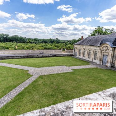 Le Château de la Roche Guyon, le château troglodyte dans le Val-d'Oise - 95 -  terrasse