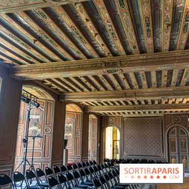 Le Château de la Roche Guyon, le château troglodyte dans le Val-d'Oise - 95 -  salle des gardes