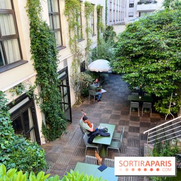 Hôtel Rosalie - Patio terrasse