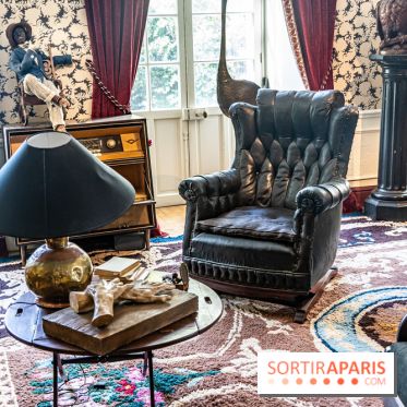 Maison Jean Cocteau à Milly-la-Forêt en Essonne - photos -  fauteuil