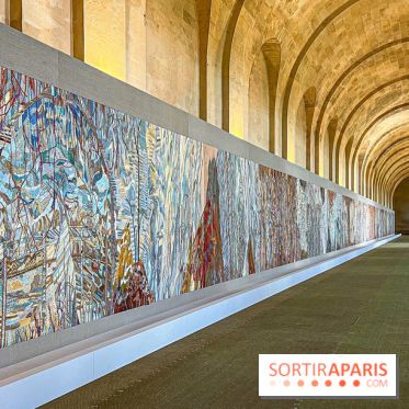 L'exposition de la broderie monumentale d'Eva Jospin à l'Orangerie du Château de Versailles