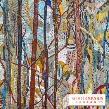 L'exposition de la broderie monumentale d'Eva Jospin à l'Orangerie du Château de Versailles