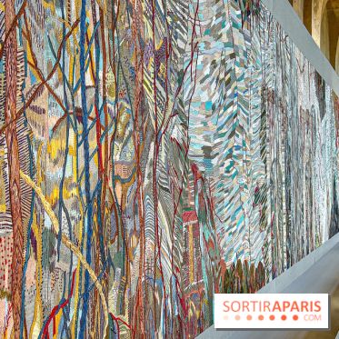 L'exposition de la broderie monumentale d'Eva Jospin à l'Orangerie du Château de Versailles
