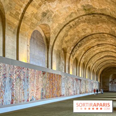 L'exposition de la broderie monumentale d'Eva Jospin à l'Orangerie du Château de Versailles